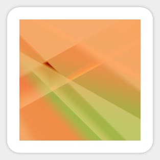 orange green gradient Sticker